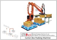 企業の食糧化学積み重ねのための自動カートンのロボット パレットで運搬するシステム