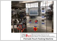 トマトのりのパッキング機械Doypackの自動袋の液体の食品包装のためのPLC制御を用いる回転式パッキング機械
