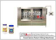 線形マヨネーズの食糧ソースのりのびんの充填機1-5L容積測定ピストン注入口