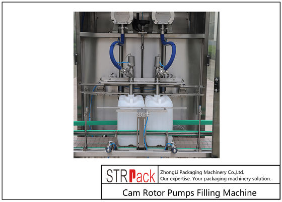 SUS316L 2の頭部カム回転子は固まりののりのための充填機をポンプでくむ