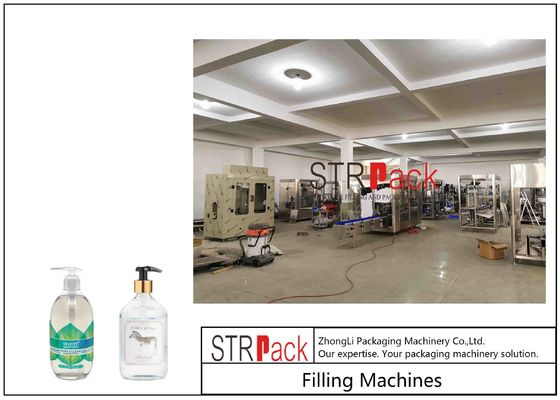びん自動高精度PLCは液体石鹸/手のSanitizer/シャワーのゲルの満ちるおおう機械無菌Filを制御した