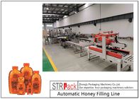 PLC制御蜂蜜の瓶の満ちるライン自動液体の満ちるラインGMPの標準