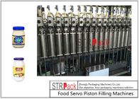線形マヨネーズの食糧ソースのりのびんの充填機1-5L容積測定ピストン注入口